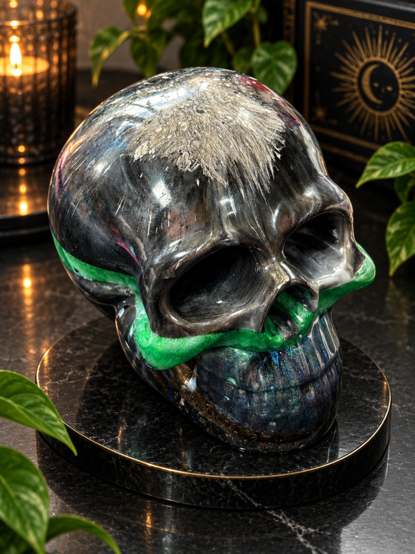Serenity "Mystery Batch" Zero-Waste Resin Skull Art — Edition No. 1