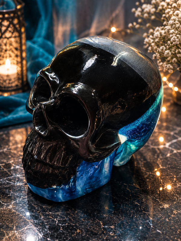 Serenity "Mystery Batch" Zero-Waste Resin Skull Art — Edition No. 2
