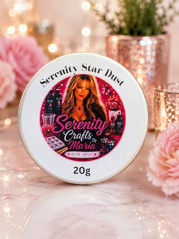 Serenity Star Dust - Micro-Fine Cosmic Craft Glitter (20g)