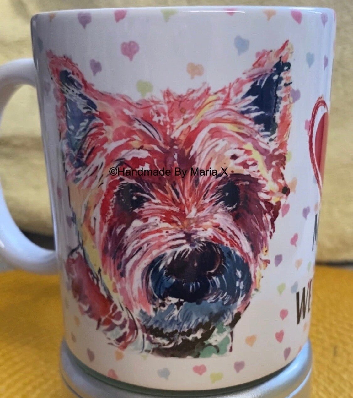 Beautiful Westie Handmade Mug – A Perfect Gift for Dog Lovers!