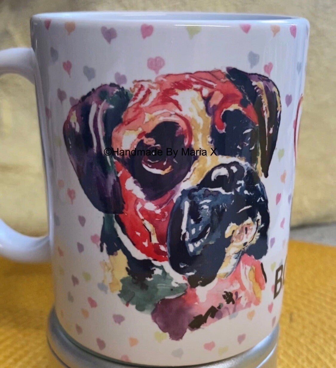 Beautiful Boxer Handmade Mug – A Perfect Gift for Dog Lovers!