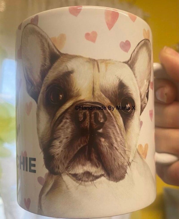 Beautiful Frenchie Handmade Mug – A Perfect Gift for Dog Lovers!