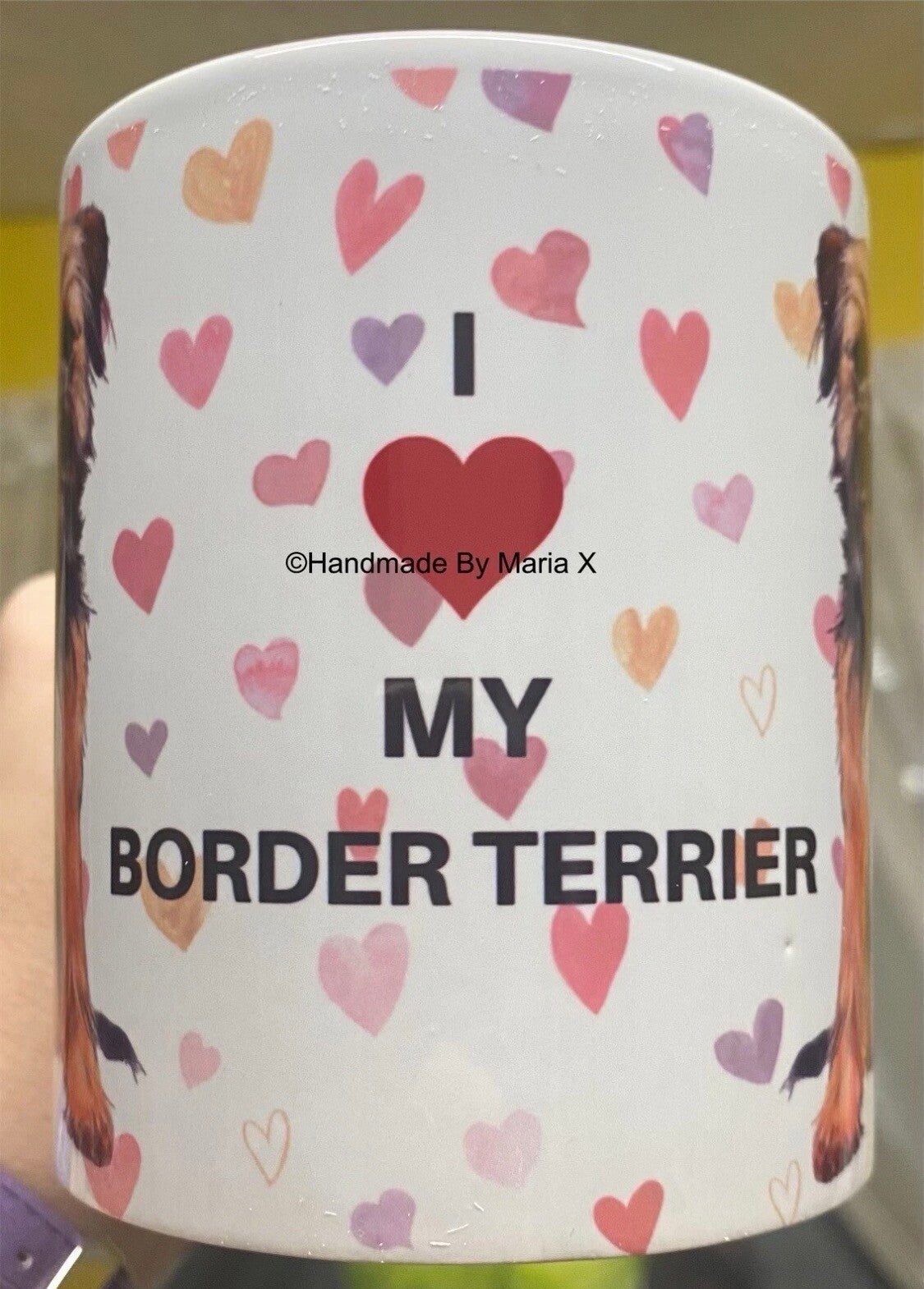 Beautiful Border Terrier Handmade Mug – A Perfect Gift for Dog Lovers!