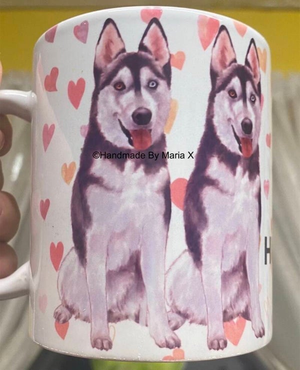 Beautiful Husky Handmade Mug – A Perfect Gift for Dog Lovers!