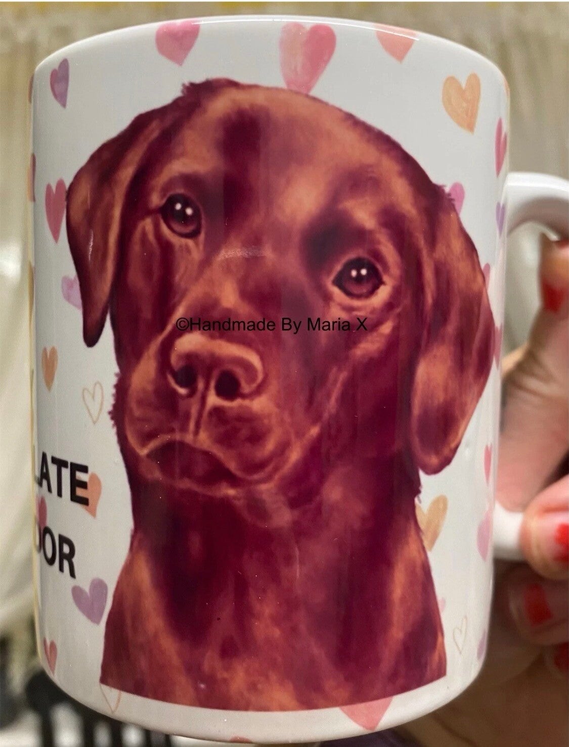 Chocolate Labrador Handmade Mug – A Perfect Gift for Dog Lovers!