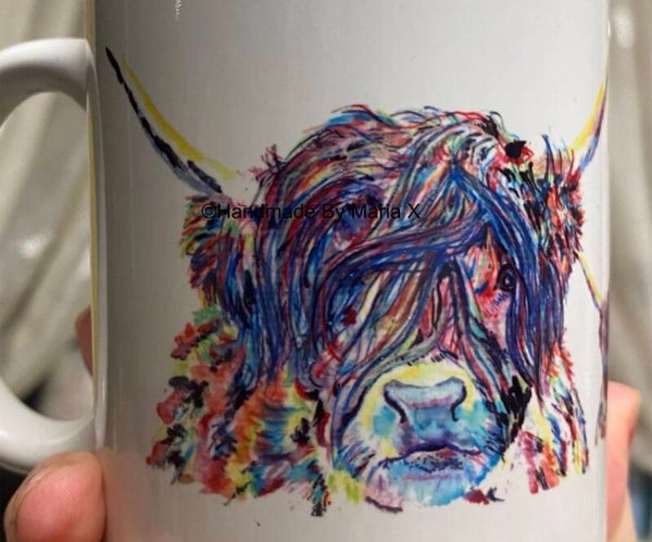 Highland Cow Mug – Made to Order Just for You!