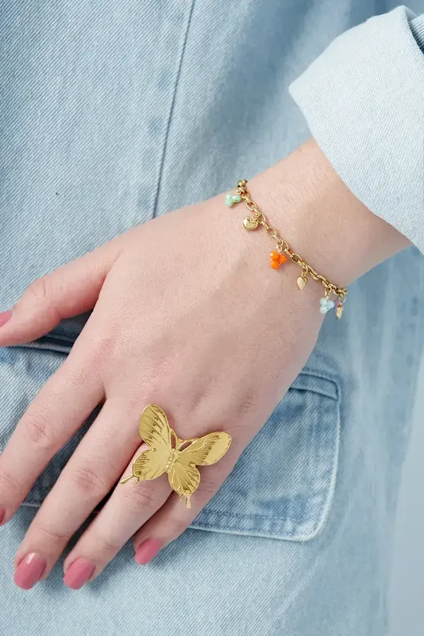 kleurrijke zomerse armband