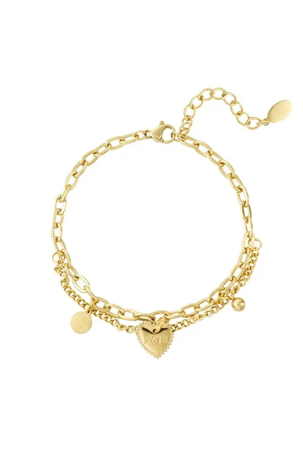 Double love bracelet