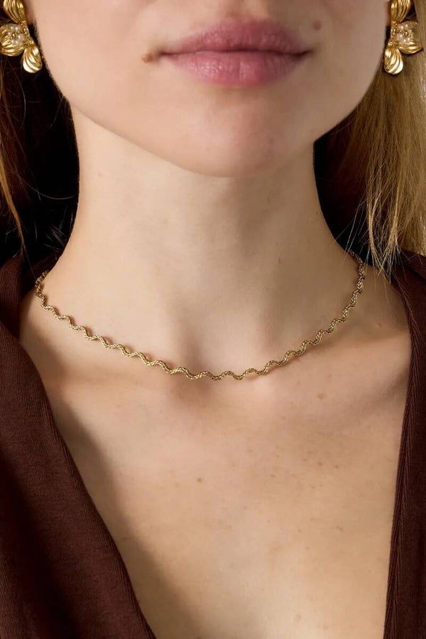 Ketting golvend goud