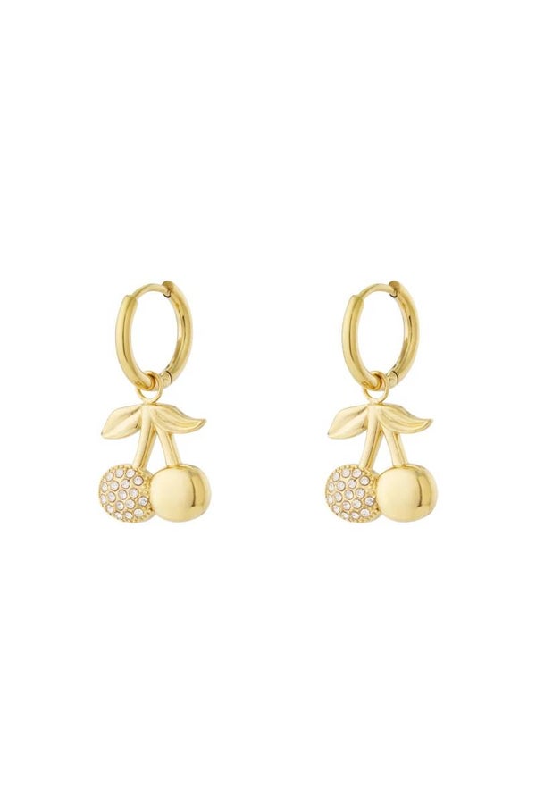 Glamour cherry oorbellen
