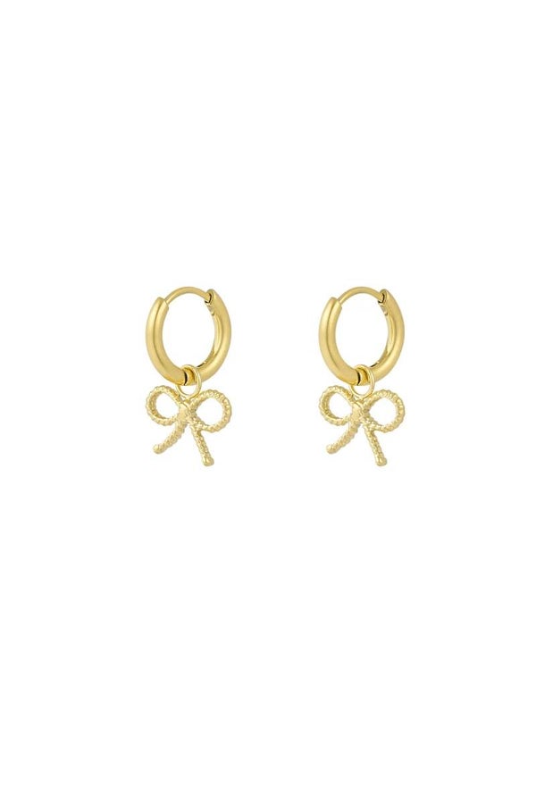 Oorbellen bow basic