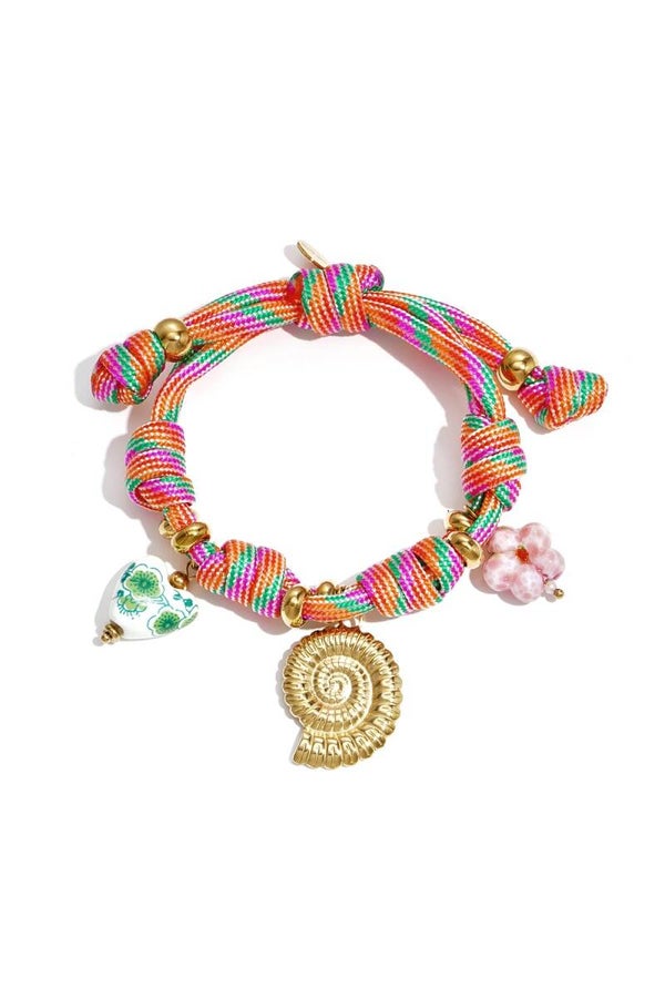 Armband koord zomers
