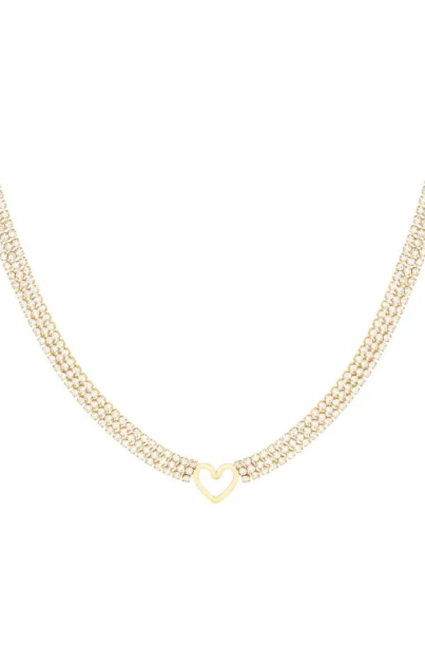 ketting glitter (goud)