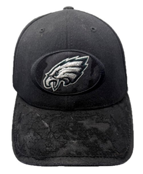 Black Etched Philadelphia Eagles Hat