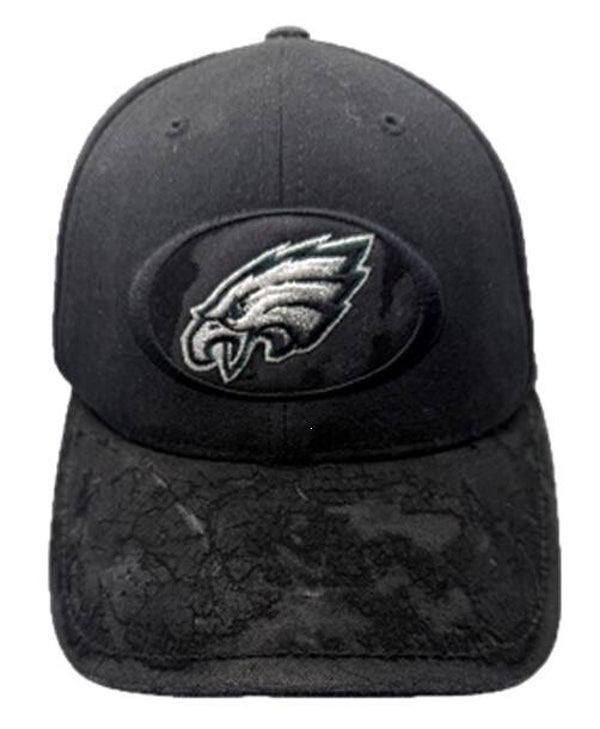Black Etched Philadelphia Eagles Hat