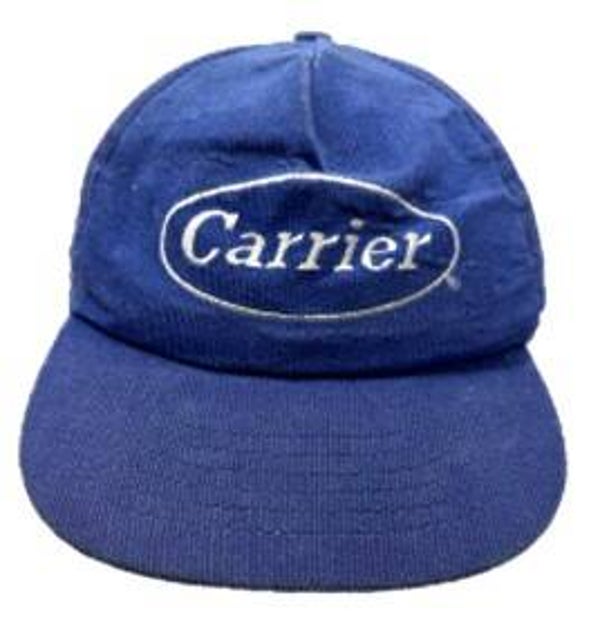 Vintage Blue Carrier Snapback Trucker Hat