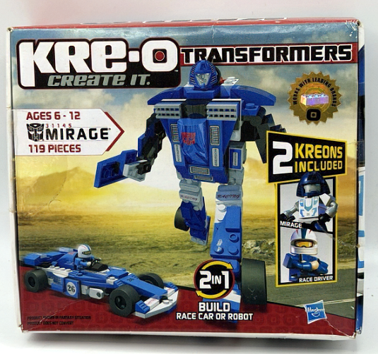 SEALED KRE-O Transformers Mirage 2-in-1 construction set lego MIB complete 2010