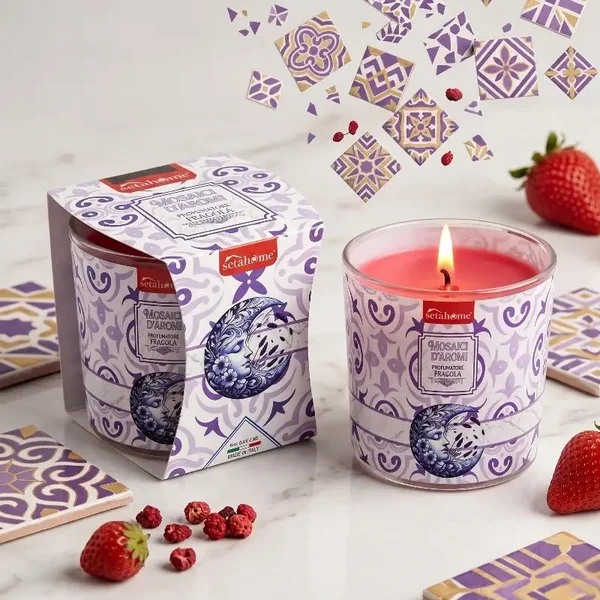 BOUGIES PARFUM FRAISE