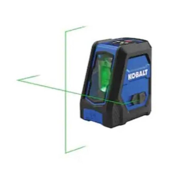 Kobalt  100- ft Green Self Leveling Cross Line Laser Level Kit.