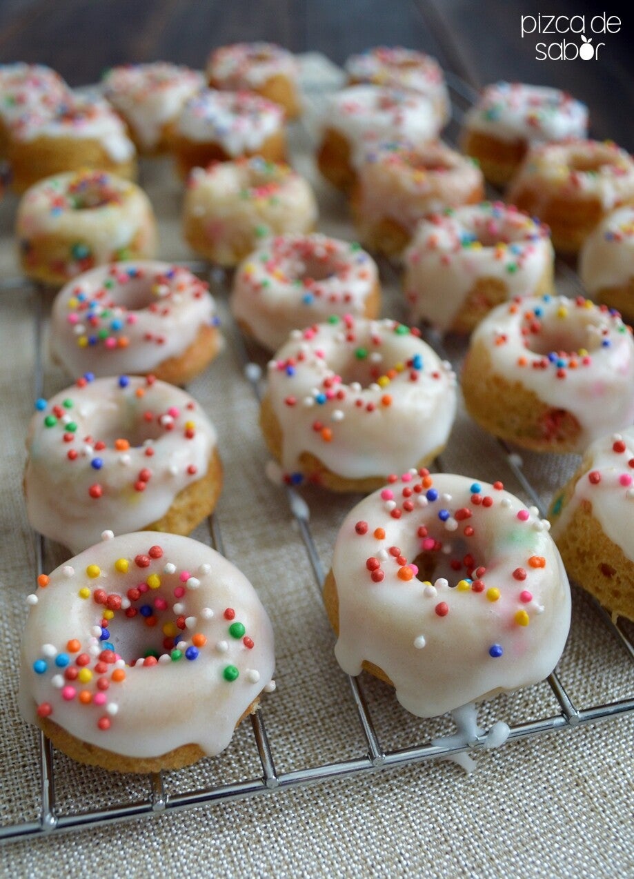 Donas mini para eventos escolares