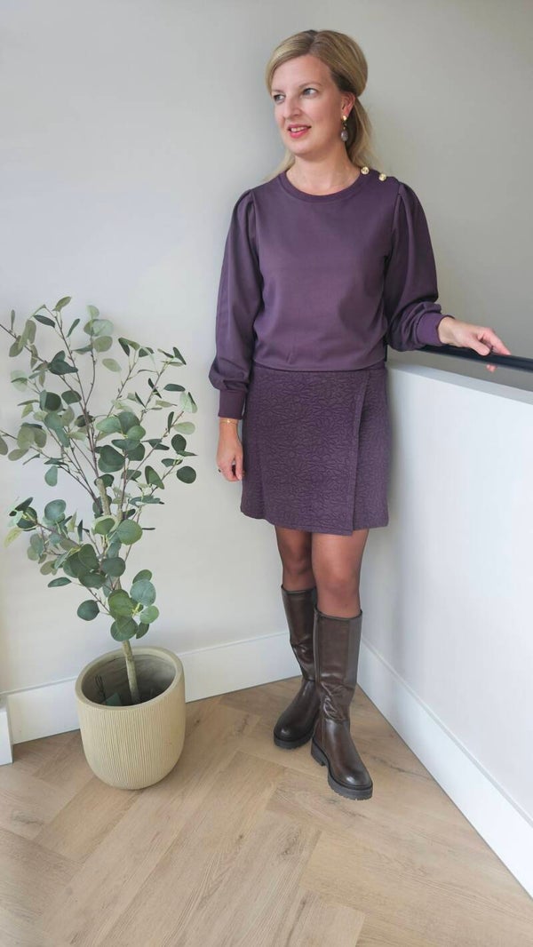 Trui Lucy Azzurro paars