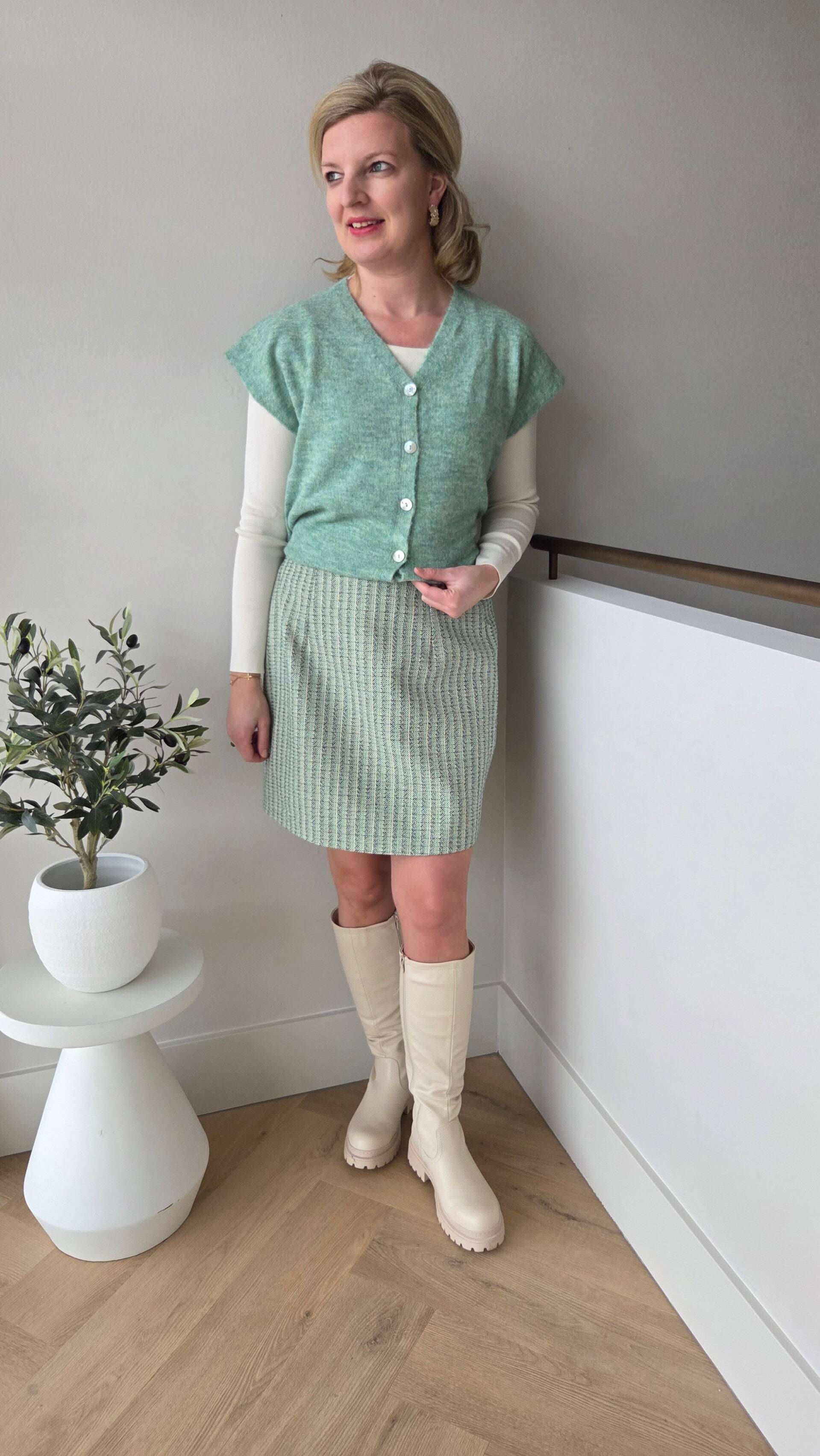 Rok Azzurro blok groen