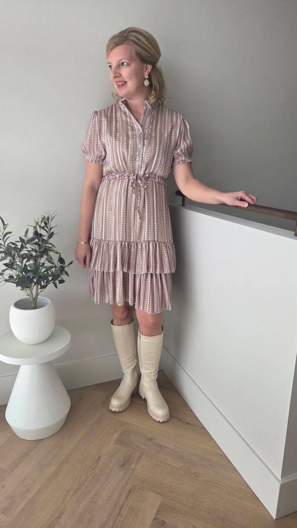 Jurk Limone taupe