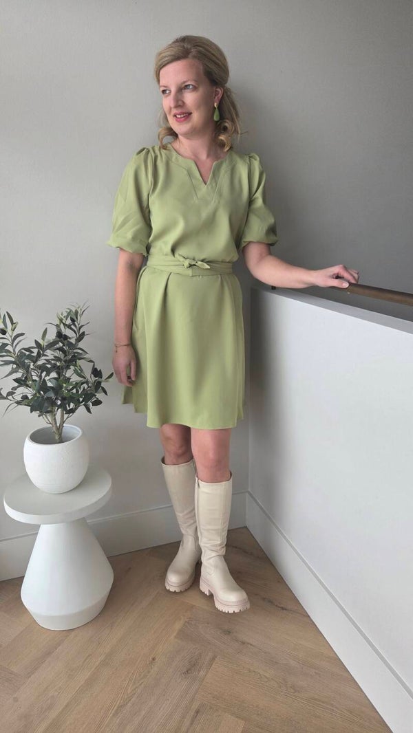 Jurk Azzurro Bardolino groen