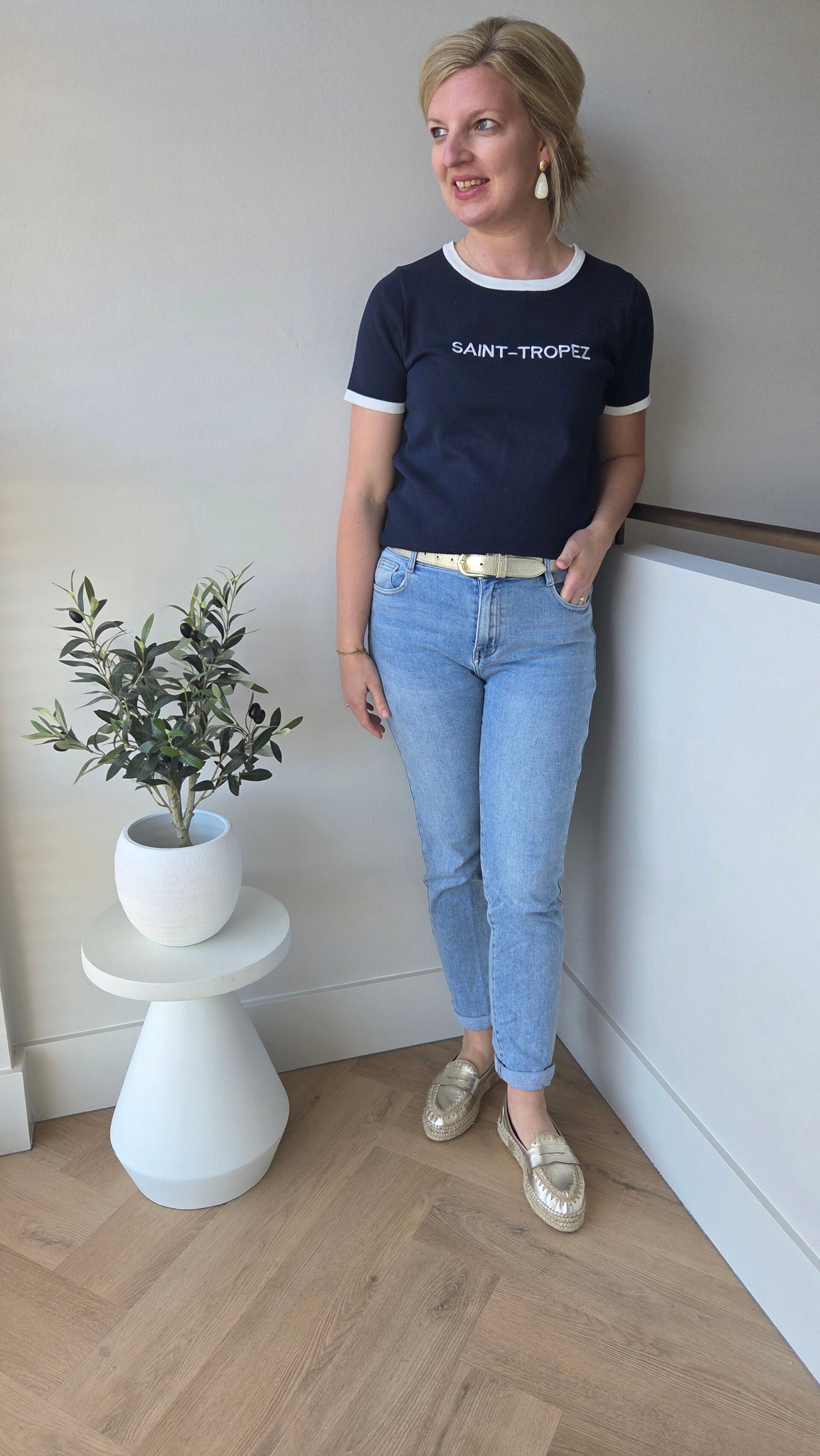 Truitje Saint Tropez donkerblauw
