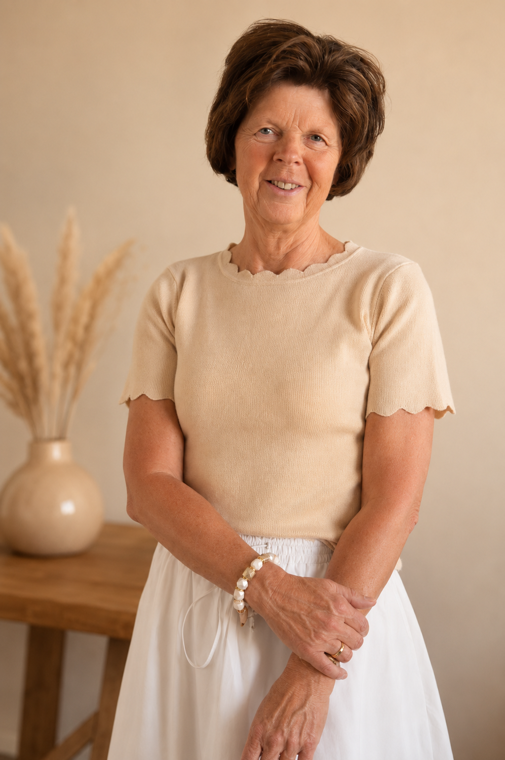 Top | schulprand beige
