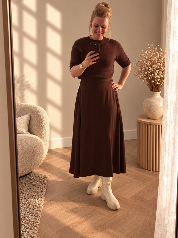 Rok | satijn choco