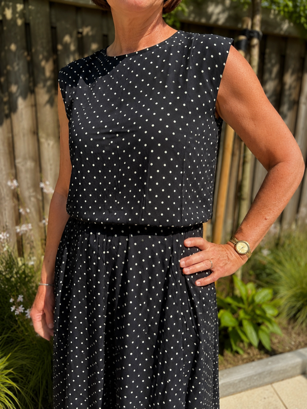 Top | dot zwart