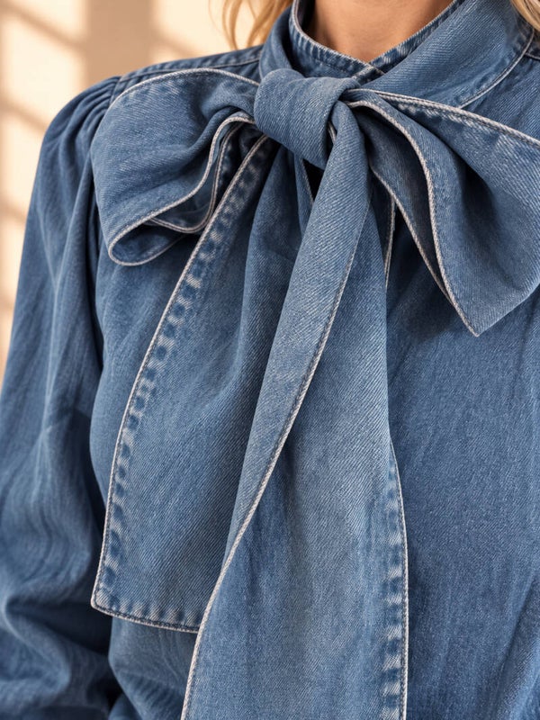 Azzurro blouse | jeans