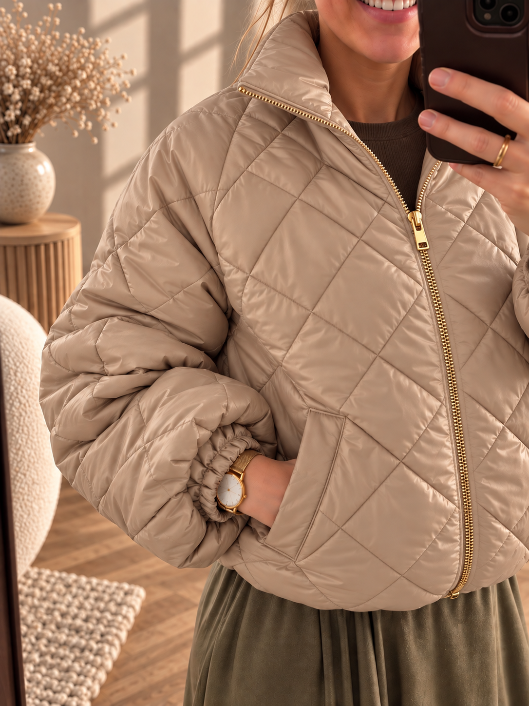 Jas | taupe