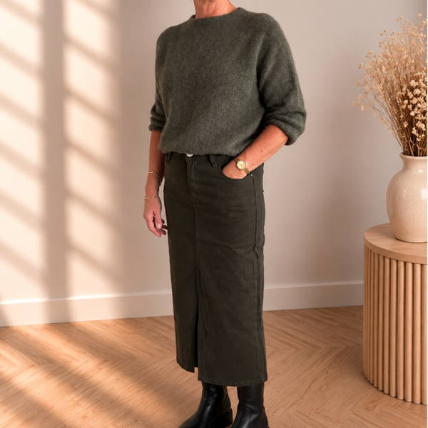 Jeans rok | army
