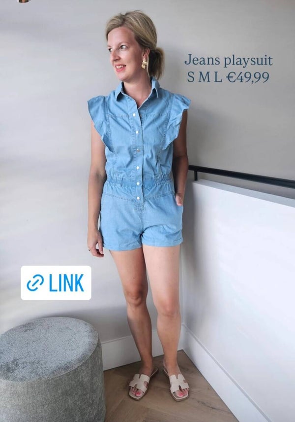 Playsuit lichtblauw