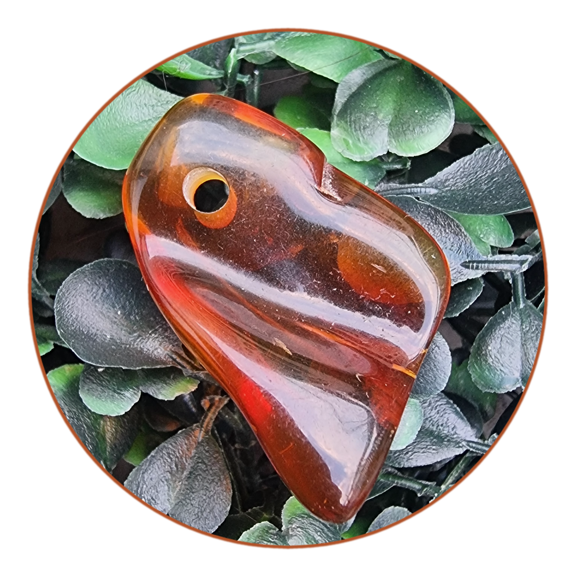 Ambre cognac de la Baltique Pendentif