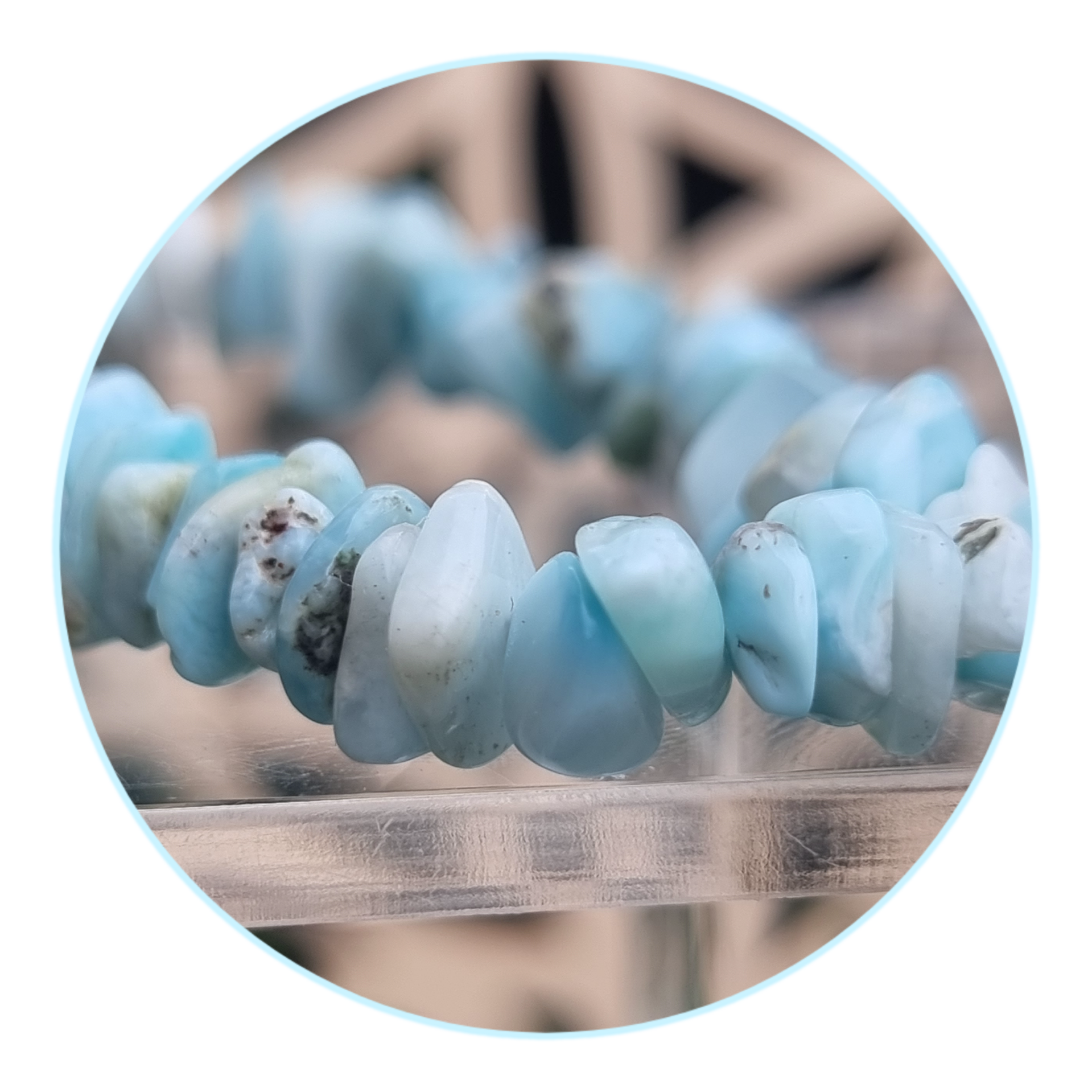 Larimar Bracelet baroque
