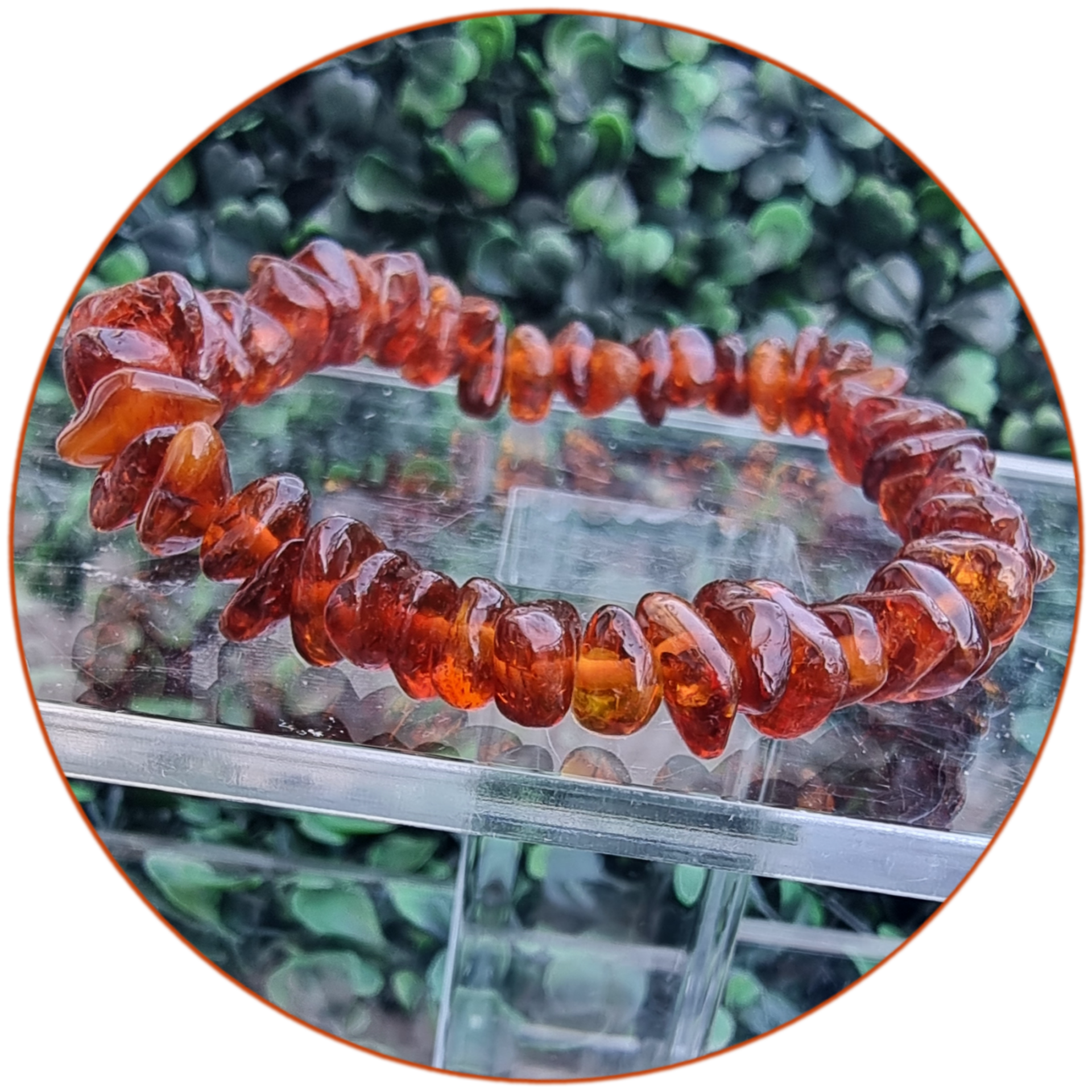 Ambre cognac de la Baltique Bracelet baroque