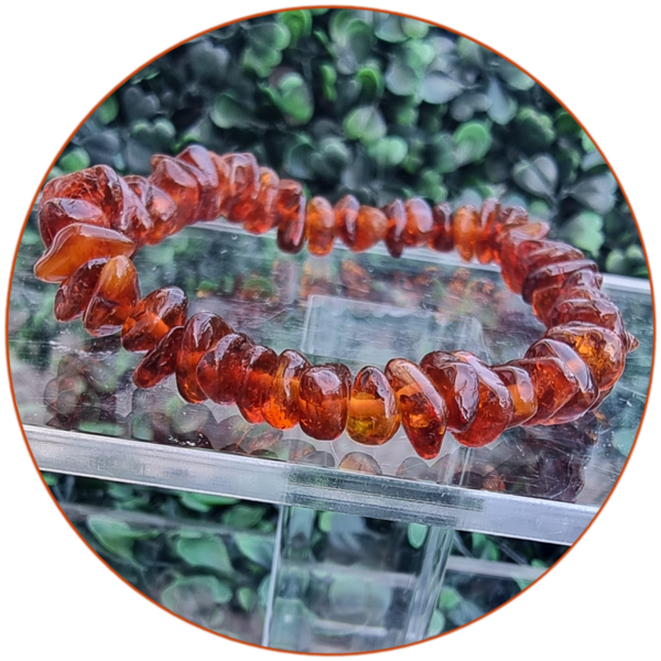 Ambre cognac de la Baltique Bracelet baroque
