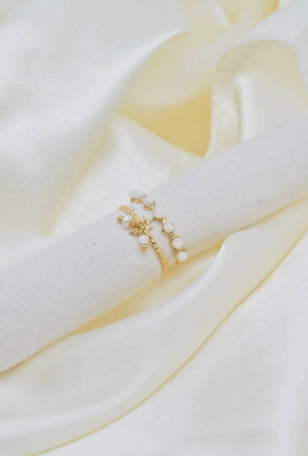 Bague nacre délicat