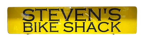 Custom Printed Number Plate Sign