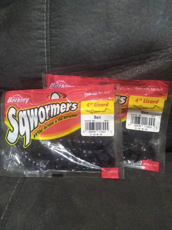 Squormers 2 packs 4" lizards 15 ct