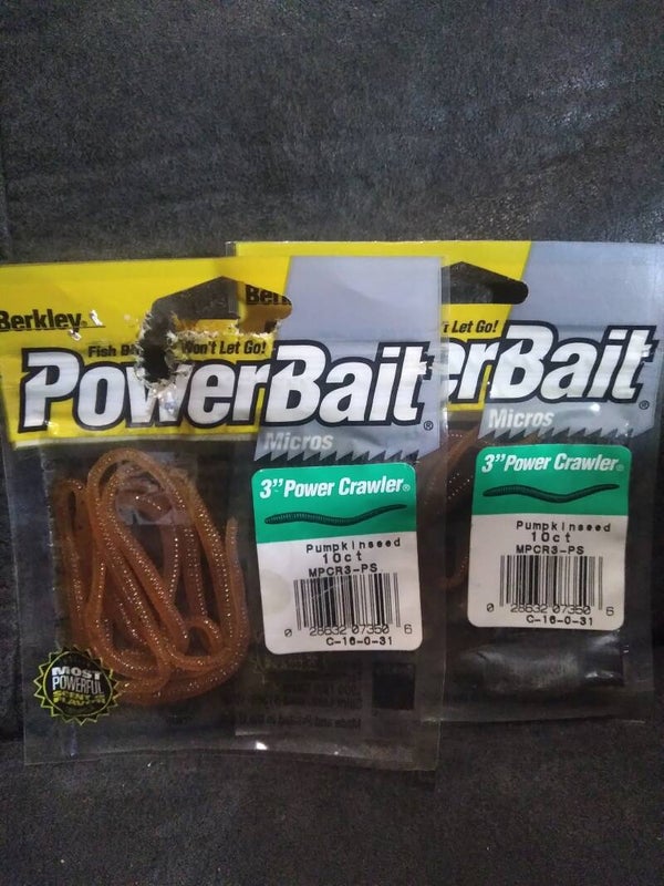 Powerbait 3 in power crawlers 2 pcks