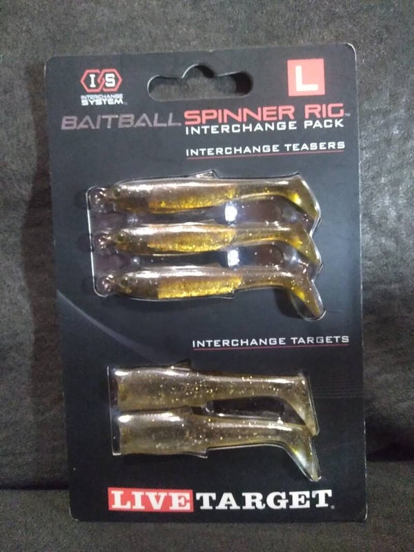 Live target baitball spinner rig