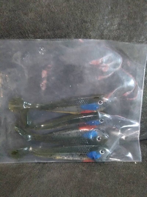 4 inch rubber fish