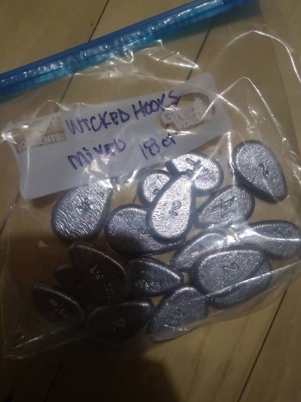 Flat no roll sinkers MIX