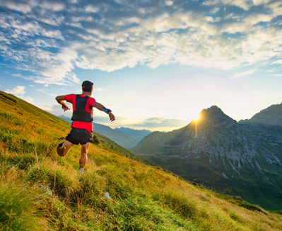 trail en montagne