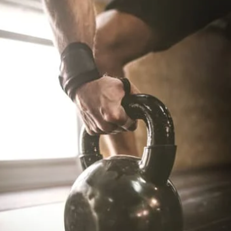 Kettlebell handling.
