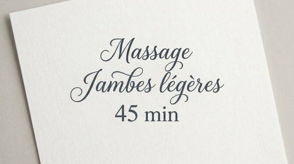 Massage Jambes légères 45 min